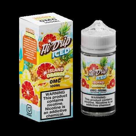 Hi-Drip Iced Island Orange 100ml Vape Juice