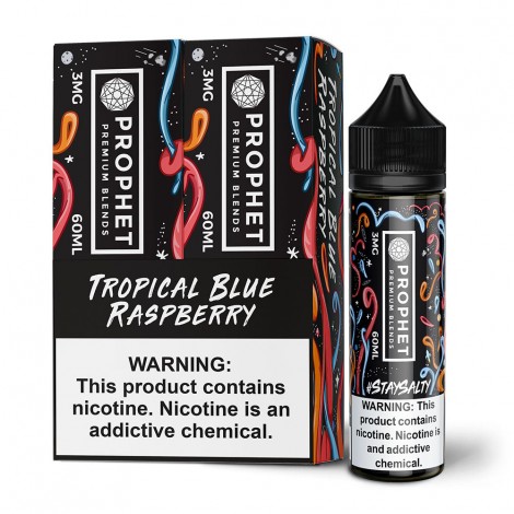 Stay Salty Twin Pack Tropical Blue Raspberry 2x 60ml Vape Juice