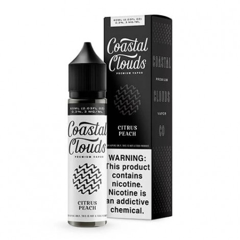 Coastal Clouds Citrus Peach 60ml Vape Juice