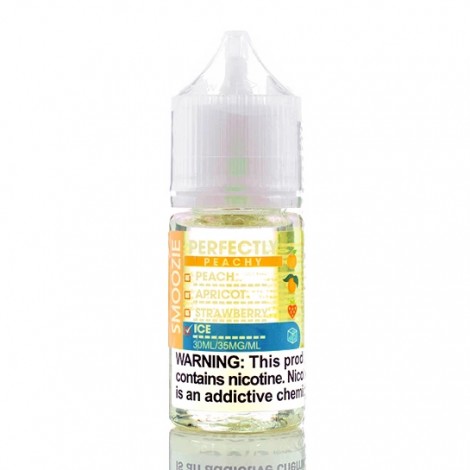 Smoozie Perfectly Peachy Ice 30ml Nic Salt Vape Juice