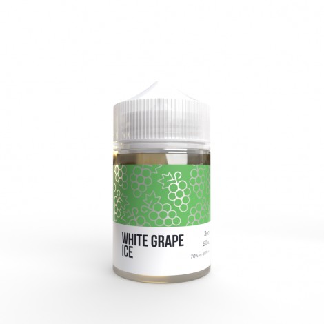 Ice Series White Grape 60ml Vape Juice - Saucy