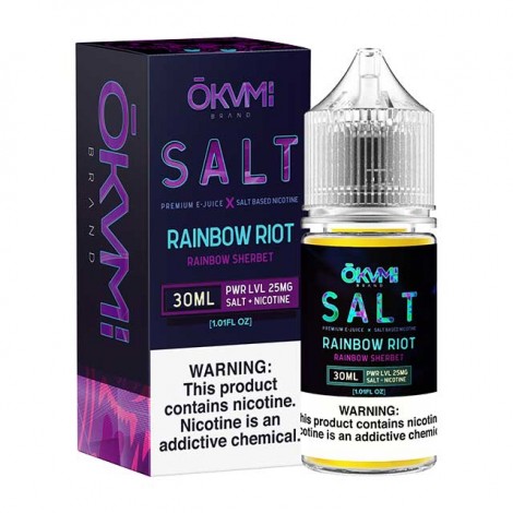 Okami Salts Rainbow Riot 30ml Nic Salt Vape Juice