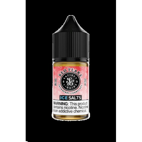 Satisfy E-Liquids Red Flake On Ice 30ml Nic Salt Vape Juice