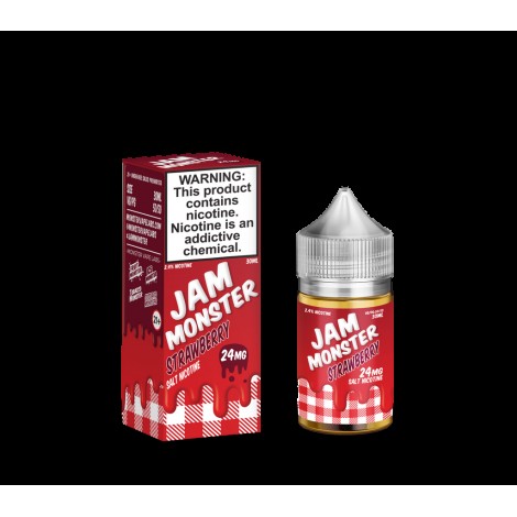 Jam Monster Salts Strawberry 30ml Nic Salt Vape Juice