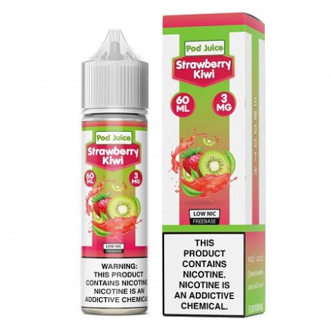 Pod Juice Strawberry Kiwi 60ml Vape Juice