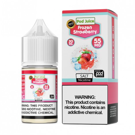 Pod Juice Frozen Strawberry 30ml Nic Salt Vape Juice