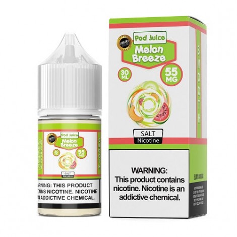 Pod Juice Melon Breeze 30ml Nic Salt Vape Juice