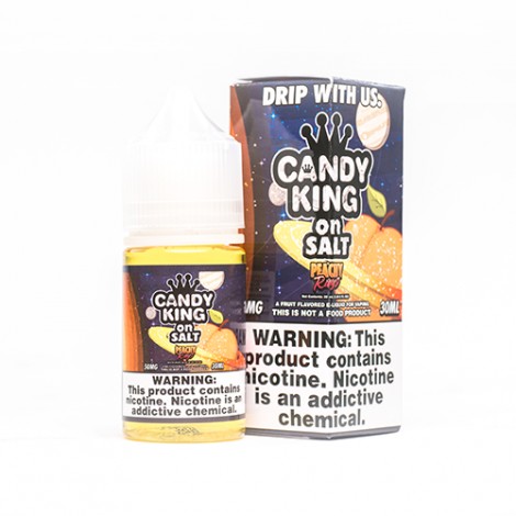 Candy King On Salt Peachy Ring 30ml Nic Salt Vape Juice