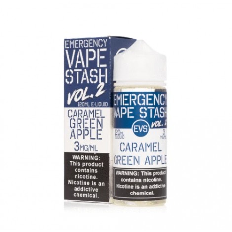 Caramel Green Apple 120ml Vape Juice - Emergency Vape Stash Vol. 2