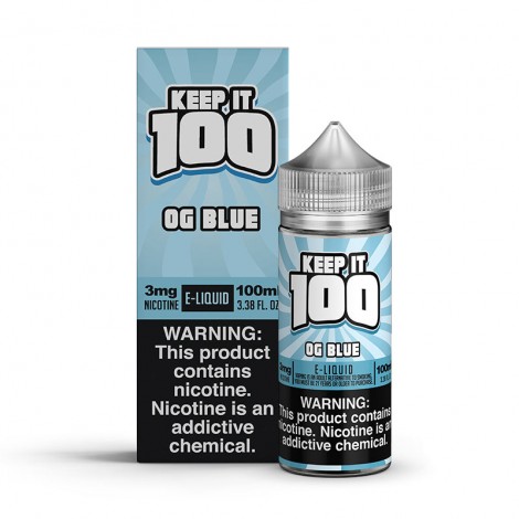 OG Blue 100ml Vape Juice - Keep It 100