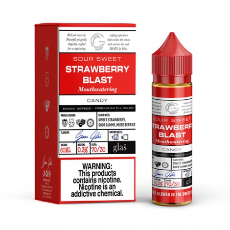 GLAS Basix Series Vape Juice Strawberry Gummy 60ml