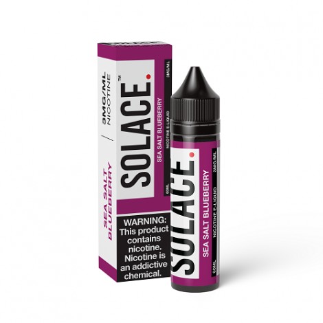 Sea Salt Blueberry 60ml Vape Juice - Solace