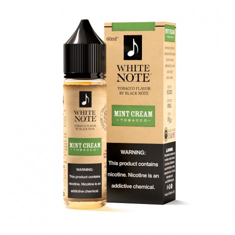 Mint Cream Tobacco 60ml Vape Juice - White Note