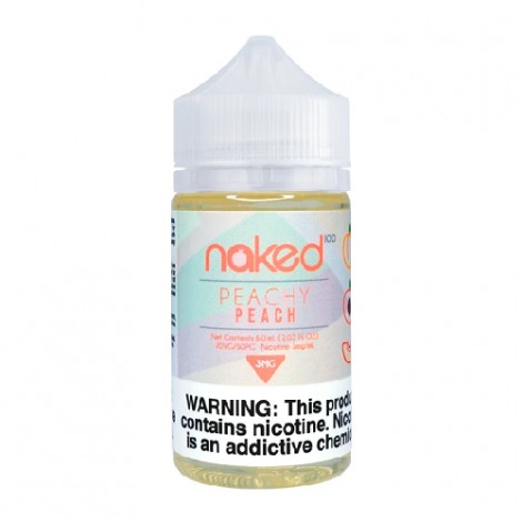 Peachy Peach 60ml Vape Juice - Naked 100